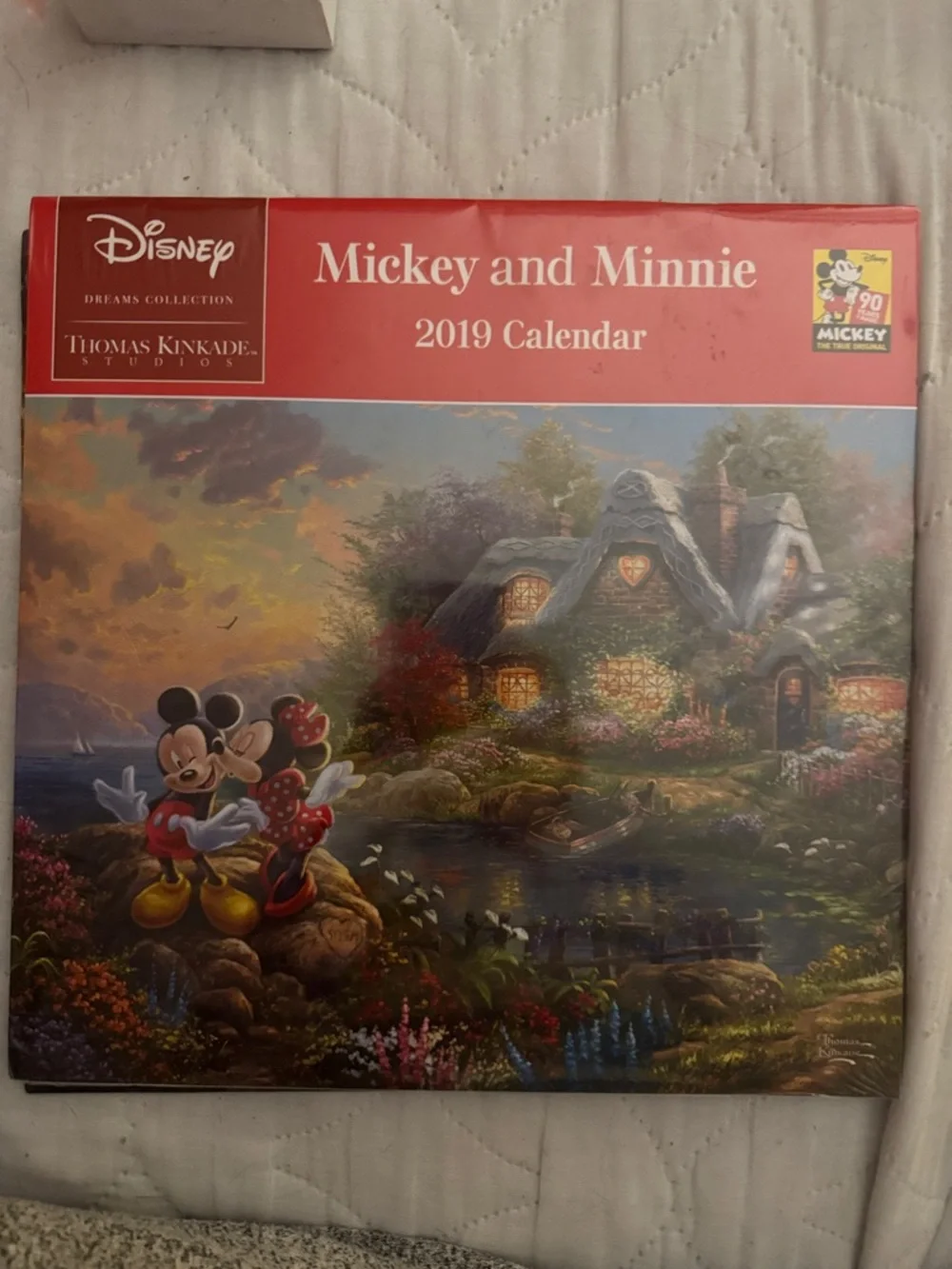 Set of 2-Disney Mickey and Minnie 2019 Calendars